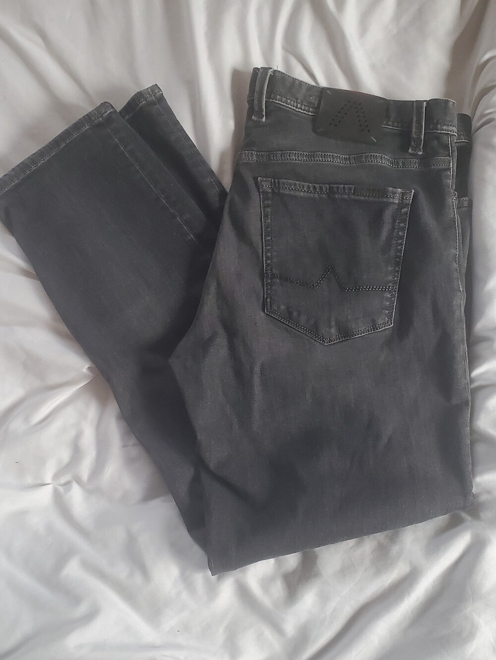 Alberto Pipe Vtg Regular Slim Fit Straight-Leg Handcrafted Jeans, Men's Sz 38x30